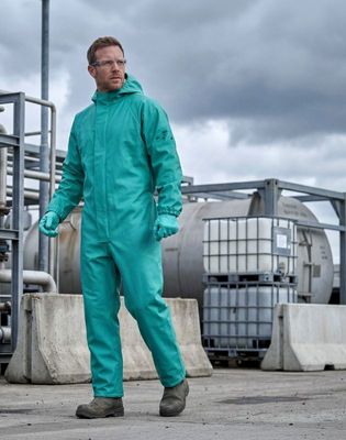 ELKA kemisk skyddsoverall PVC coverall 038050
