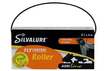 Silvalure®Flugfångare Flycontroller Roller Limarksrulle 6 meter