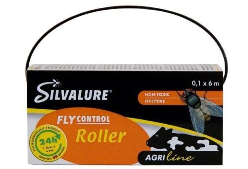 Silvalure®Flugfångare Flycontroller Roller Limarksrulle 6 meter