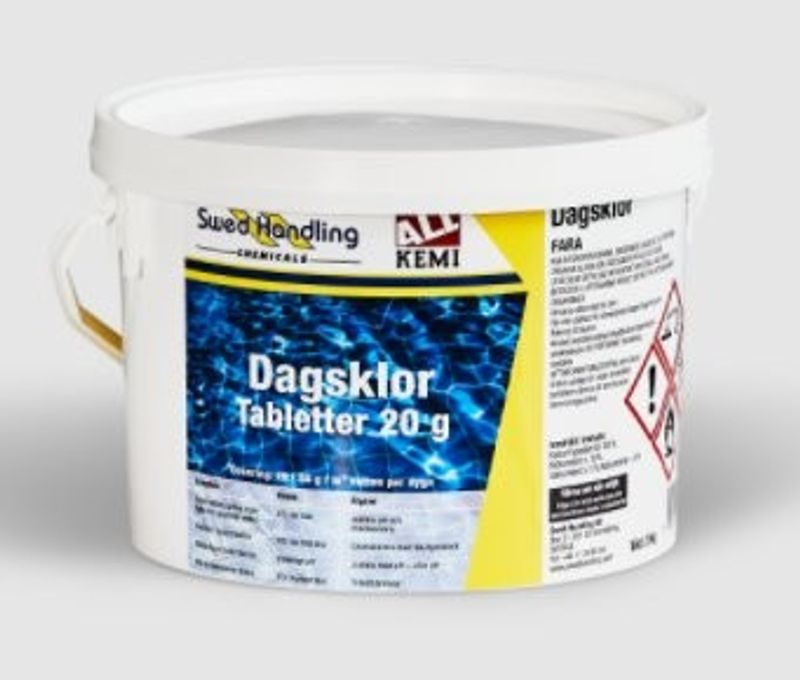Swed Handling Klor Tabletter (Dagsklor) 3 kg
