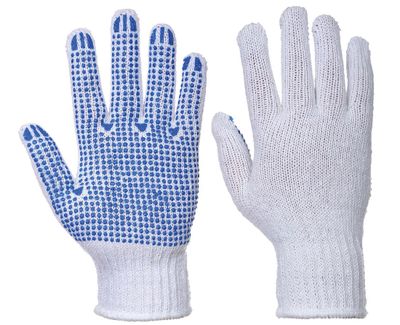 Polka dot handske med PVC dots A111