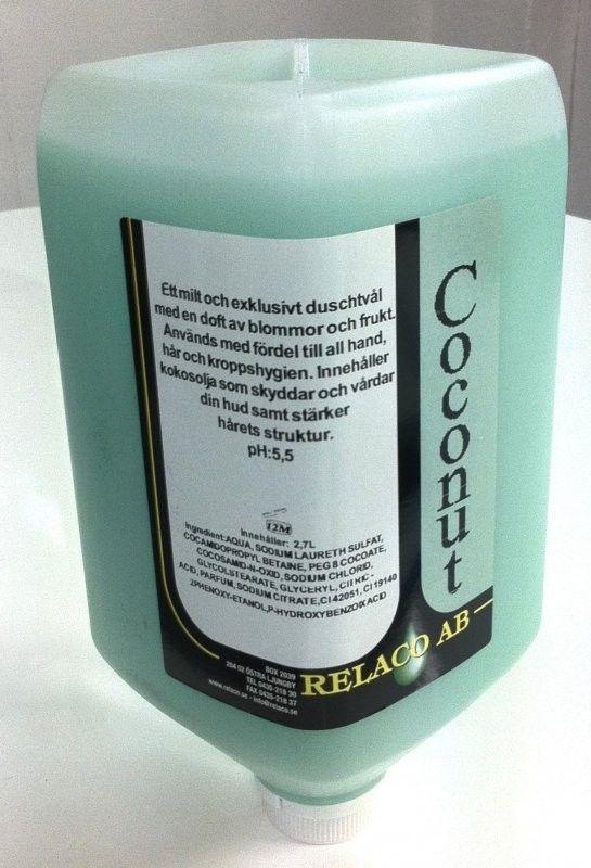 Relaco Coconut Duschtvål 2,7 liter