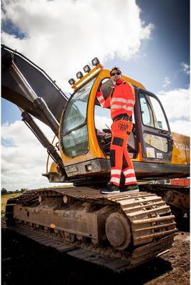 Portwest PW3 varselbyxa klass 2 T501