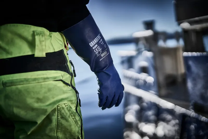 Granberg Kemikalieresistenta fiskehandskar i nitril 114.8200