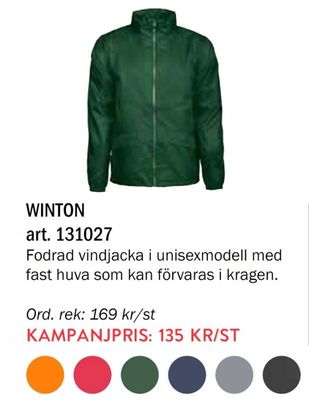 D.A.D vindjacka Winton unisex 131027