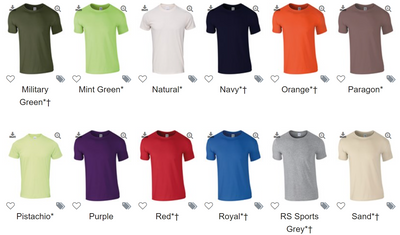 Softstyle™ ringspunnen t-shirt GD001