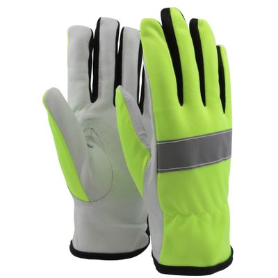 Soft Touch®Essential fluorescerande varselhandske getskinn VWK-1740