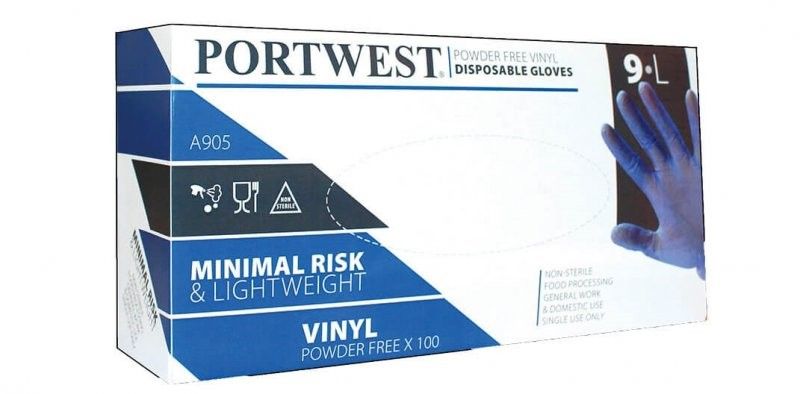 Portwest A905 Puderfri Vinylhandske