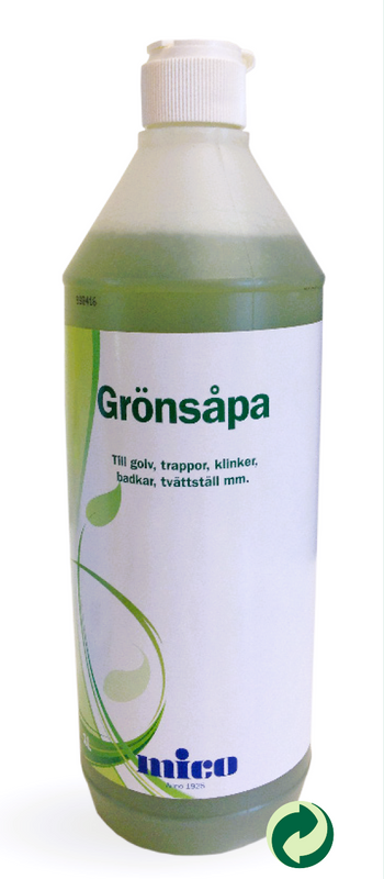 Grönsåpa 1 liter flaska