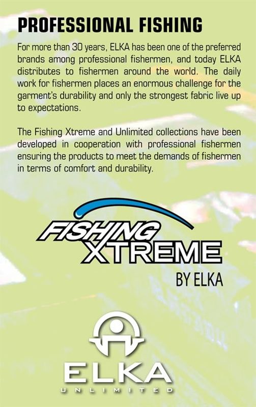 ELKA Fishing Xtreme Jacka dragkedja Velcro vindslå 179806