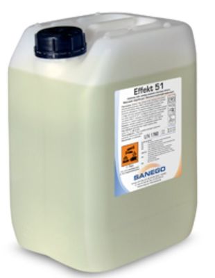 Sanego Effekt 51 CL Klorbaserat CIP Rengöring Livsmedelsindustri 25 liter