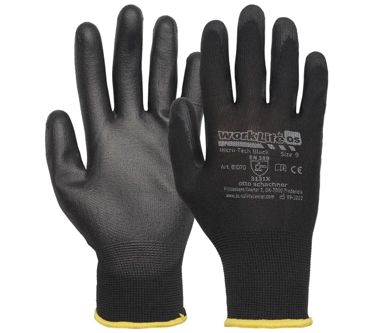 Worklife Micro-Tech Black montagehandske 81070