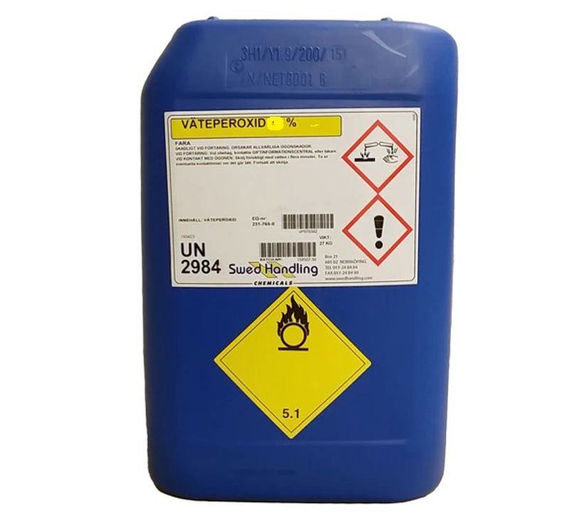 Väteperoxid 35% dunk 27 kg
