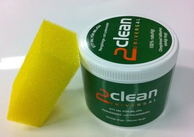 2clean Universal Multi-rengöringspasta & tvättsvamp
