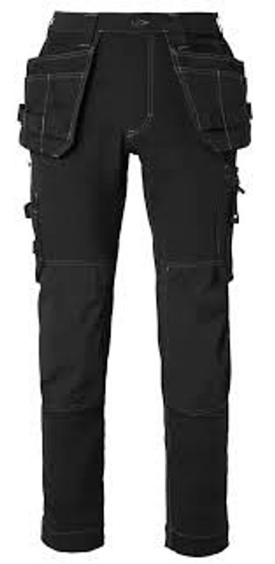 Top Swede 306 Hantverksbyxa Stretch hög midja