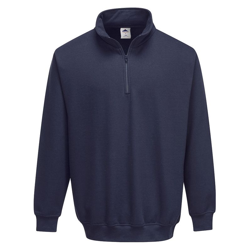 Portwest sweatshirt halvzip B309