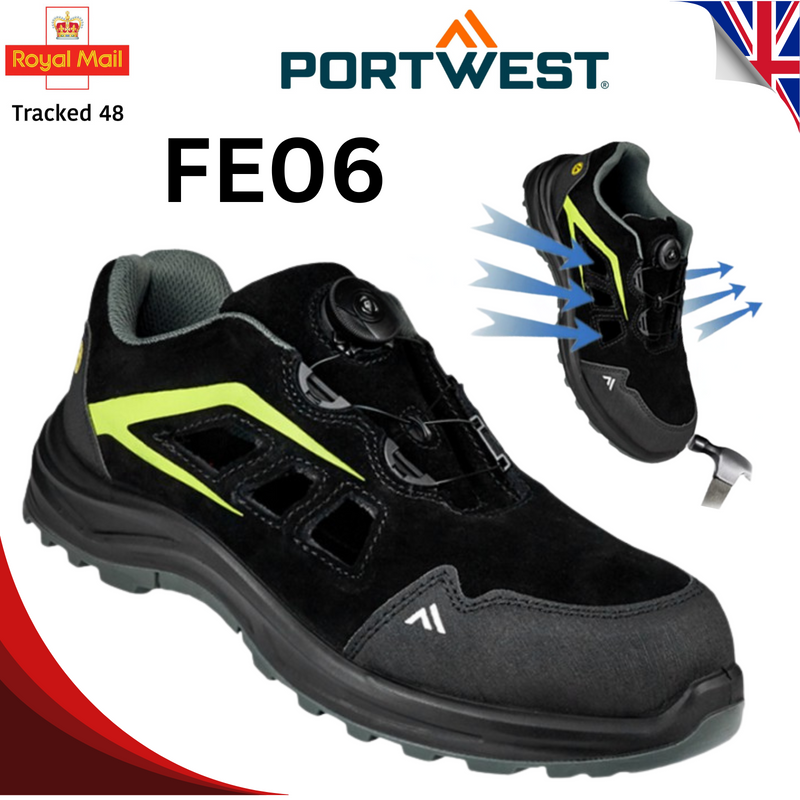Portwest Composite Skyddsandal S1 ESD SR FO FE06
