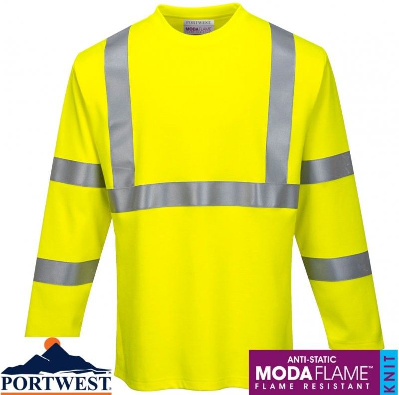 Portwest Hi-Vis Långärmad T-shirt - FR96