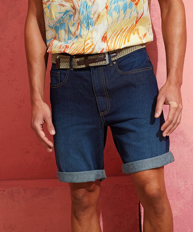 Denimshorts för män WB908