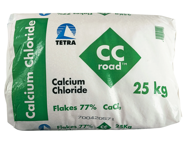 Kalciumklorid Road 77% flakes 25 kg säck