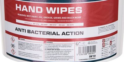 Portwest Antibakteriell cleaning handwipes IW10