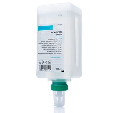 Cleanspire MILD parfymfri foam soap 1000ml för Denali-A elektronisk touchfree dispenser 1611-15-06