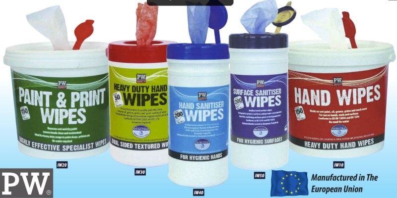 Portwest IW30 Heavy Duty Hand Wipes (50 Wipes)