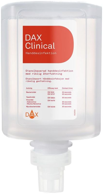 DAX Clinical handdesinfektion 1000ml refill 727-6