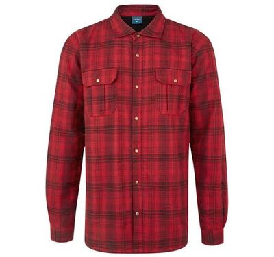 Arbetsskjorta rutig flanell KA307