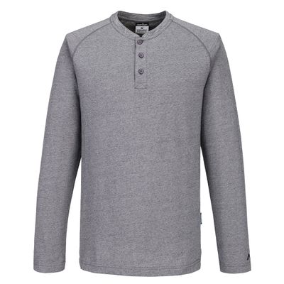 Henley-T-shirt KA3 långärmad tshirt KA370