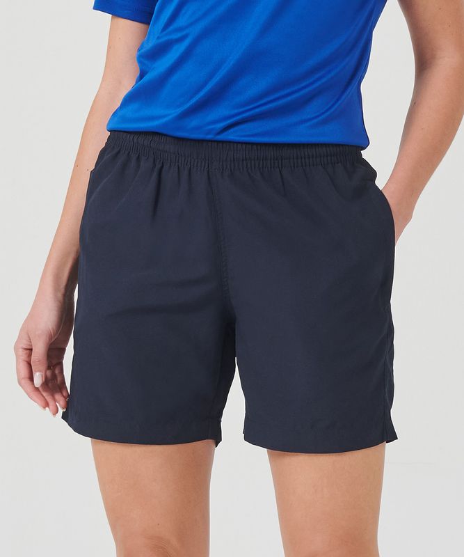 Women's microfibre svarta shorts LV831