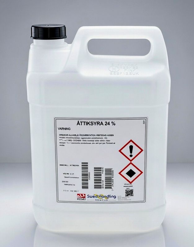 Swedhandling 24% ättika 5 liter dunk