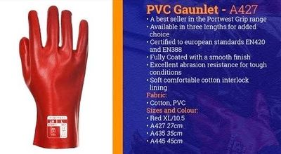 Portwest A427 Handske PVC