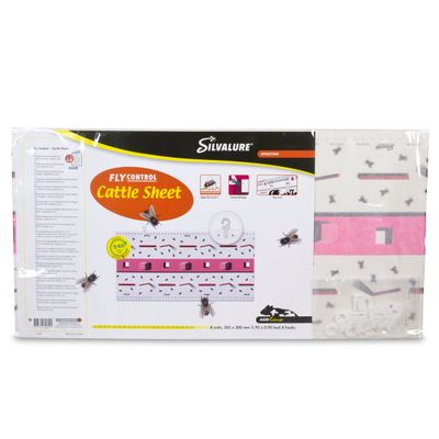 Silvalure Flugfälla limark 3D-mönster Flycontroll Cattle sheet