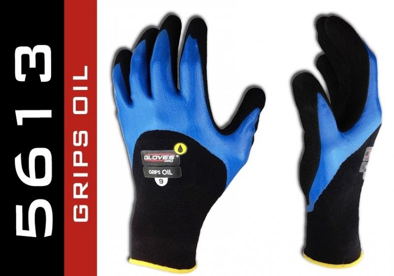 Gloves Pro 5613 Grips Oil Nitrilhandske