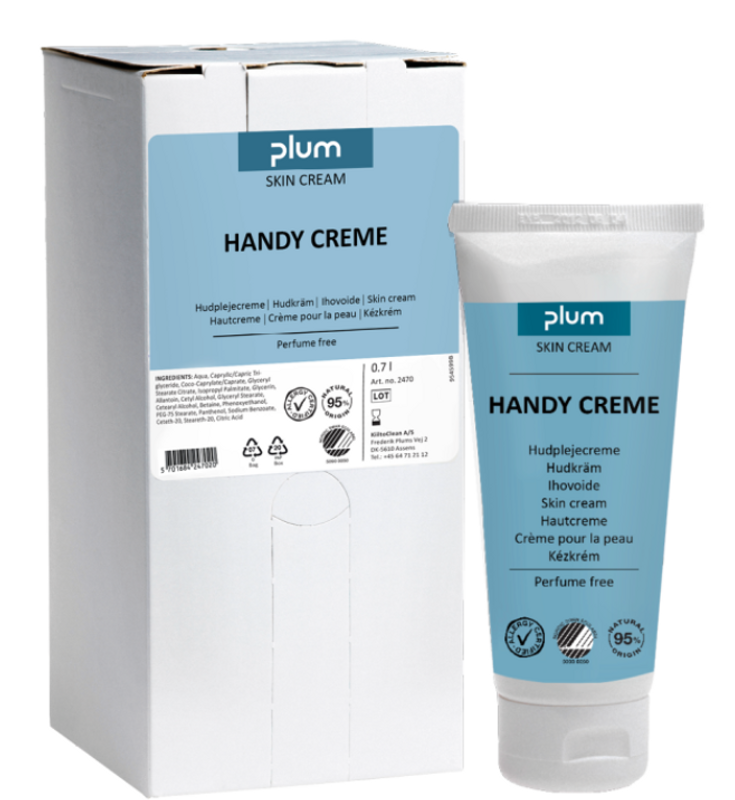 Plum Handy Creme 700 ml oparfymerad hudvårdskräm