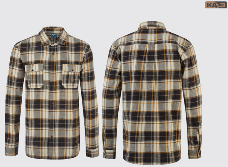 Arbetsskjorta rutig flanell KA307