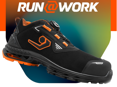 Skyddssko Istanbul S3S ESD LG FO SR Black-Orange B1721A
