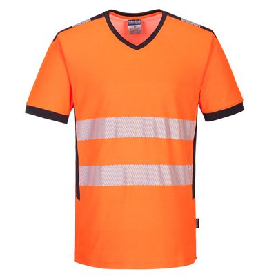 Portwest Hi-Vis V-Ringad T-Shirt varsel PW310
