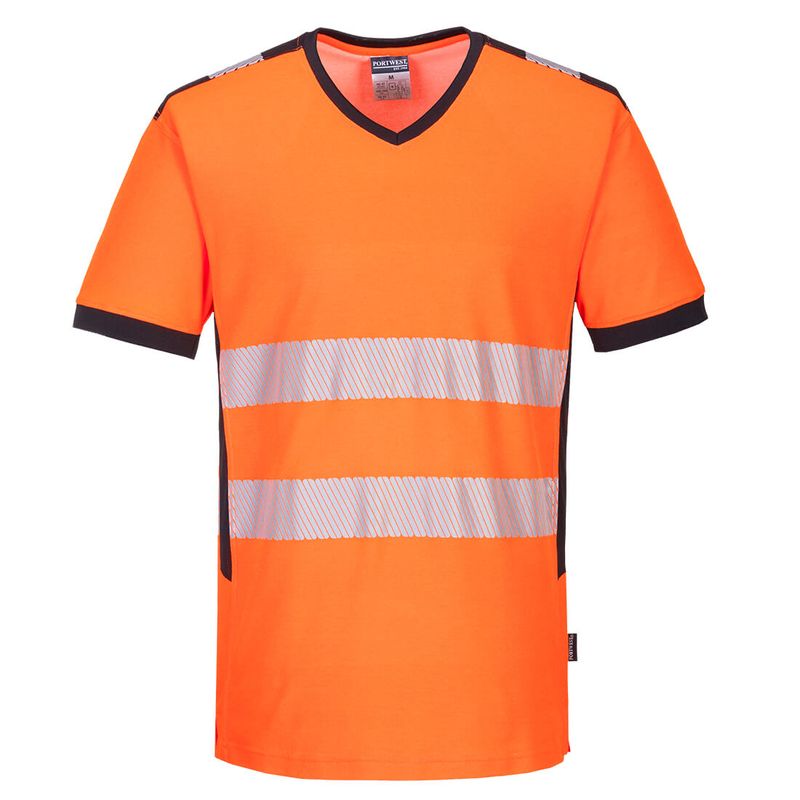 Portwest Hi-Vis V-Ringad T-Shirt varsel PW310