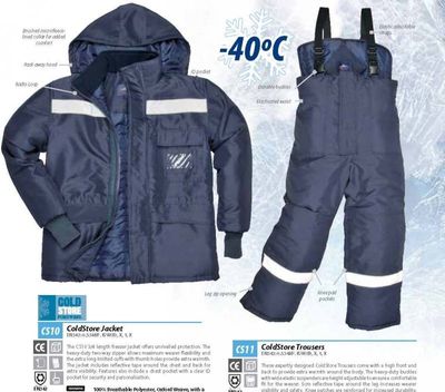 Portwest CS10 Cold store frysjacka -40°C