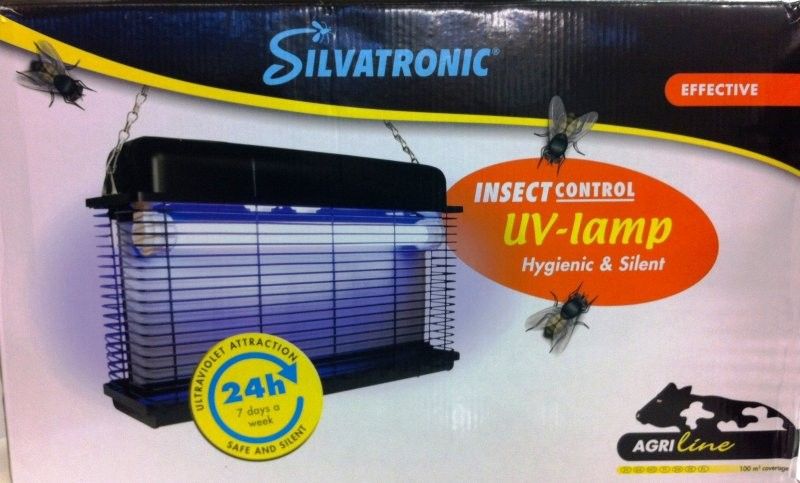 Silvatronic Fluglampa Elektronisk Flugfångare UV-lampa 2x15 watt GA1
