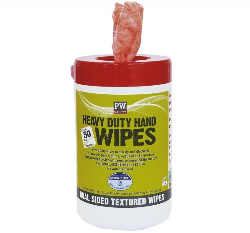 Portwest IW30 Heavy Duty Hand Wipes (50 Wipes)