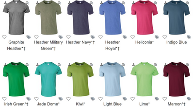 Softstyle™ ringspunnen t-shirt GD001