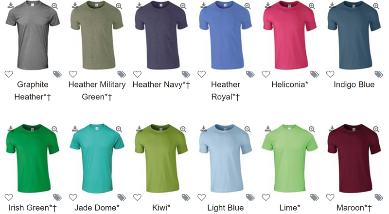 Softstyle™ ringspunnen t-shirt GD001