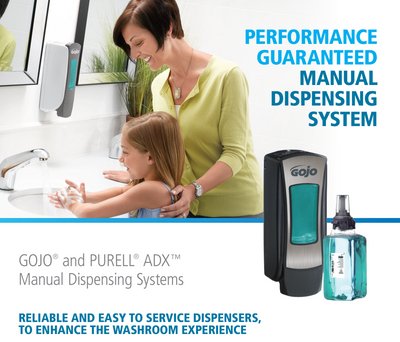 GOJO® Luxury Hair, Body & Hand Foam Wash ADX-12™/1250 mL 8813