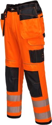 Orange/svart