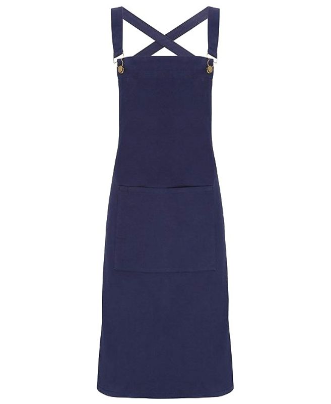 Barista bröstförkläde med korsrygg P129