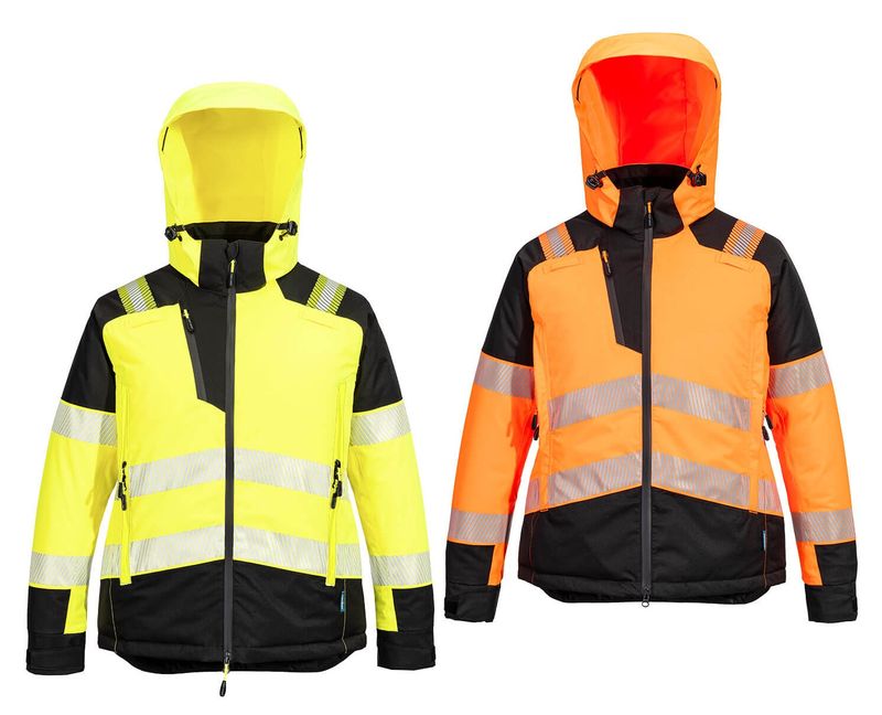 Portwest PW3 Hi-Vis Vintervarseljacka DAM klass 2 T162