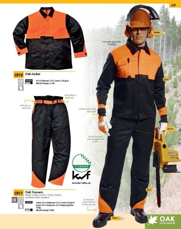 Portwest Oak® A290 Motorsågsskyddshandske